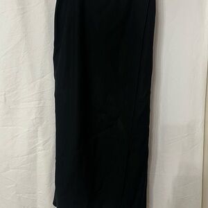 Ann Taylor Classic Black Pencil Maxi-Skirt, Size 6